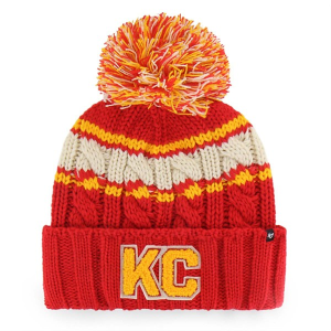 Women's Kansas City Chiefs 47 Brand Emma Beanie One Size Red