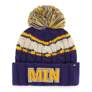 Women's Minnesota Vikings 47 Brand Emma Beanie One Size Purple