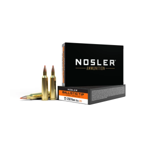 Nosler Ballistic Tip Varmint Rifle Ammunition