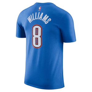 Oklahoma City Thunder Jalen Williams #8 Name & Number Nike T-Shirt Large Blue