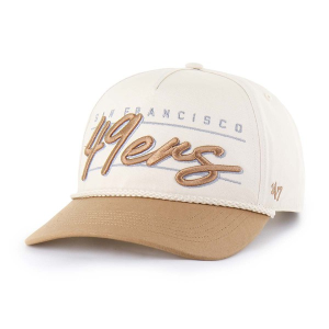 San Francisco 49ers 47 Brand Condor Hitch Adjustable Hat One Size Natural