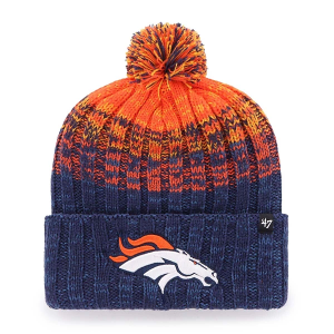 Denver Broncos 47 Brand Cascade Beanie One Size Navy
