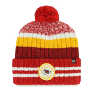 Kansas City Chiefs 47 Brand Quiver Beanie One Size Red