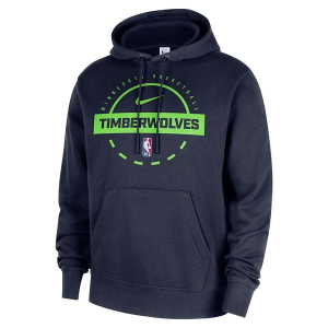 Minnesota Timberwolves Nike 2025 Club Practice Hoodie 2XLarge Navy