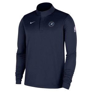 Minnesota Timberwolves Nike Dri-Fit 1/4 Zip XLarge Navy