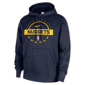 Denver Nuggets Nike 2025 Club Practice Hoodie Medium Navy