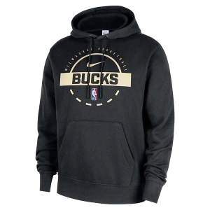 Milwaukee Bucks Nike 2025 Club Practice Hoodie Small Fir