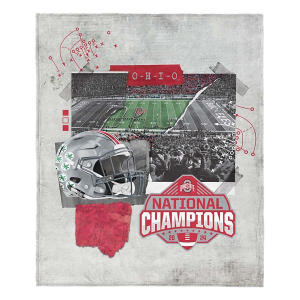 TheNorthwest Ohio State Buckeyes 2024 National Champions Love Silk Touch Throw Blanket
