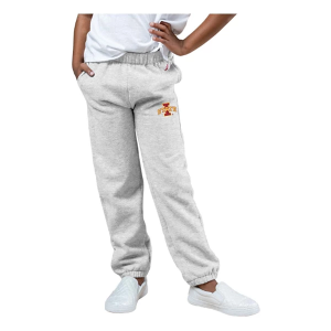 Iowa State Cyclones League Collegiate Oxford Kids' Joggers Medium Grey Heather
