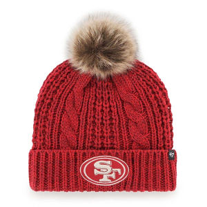 Women's San Francisco 49ers 47 Brand Women's Meeko Beanie One Size Red