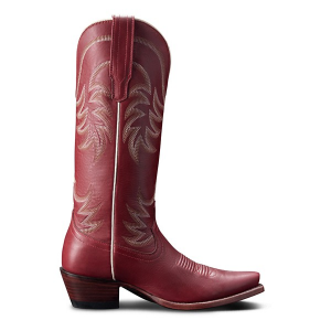 Women's Tecovas The Annie Western Boots 9 Scarlet Cowhide