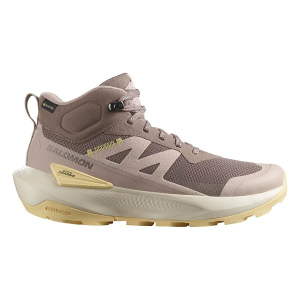 Women's Salomon Elixir Activ Mid GTX Gore-Tex Hiking Boots Outdoor 9.5 Iron/Etherea/Tuc Sunlight