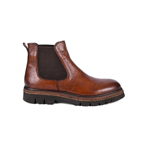 Men's BED STU Defy Chelsea Boots 9 Cognac