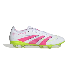 Adult adidas Predator Pro FG Molded Soccer Cleats M11/W12.5 White/Pink