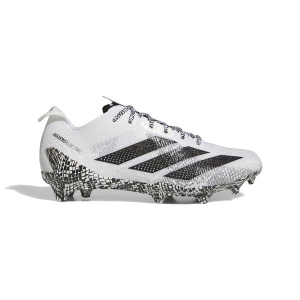 Men's adidas Adizero Electric II Exotic Speed Molded Football Cleats 12 White/Black