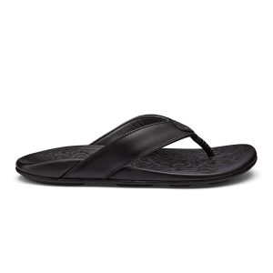 Men's OluKai Mekila Sandals 14 Black / Black
