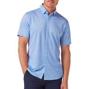 Men's Mizzen+Main Halyard Button Up Shirt XLarge Provence Woven Tile