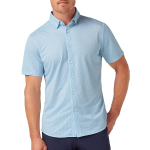 Men's Mizzen+Main Halyard Button Up Shirt 2XLarge Light Pastel Blue