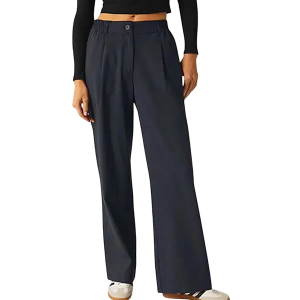 Women's Beyond Yoga Status Pants Small Nocturnal Navy