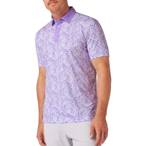 Men's Mizzen+Main Versa Polo 2XLarge Lavender Floral