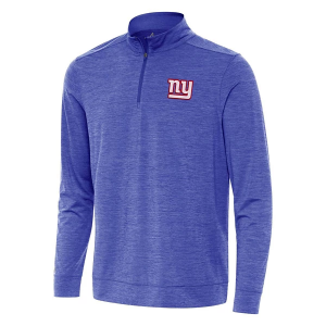 New York Giants Antigua Bright 1/4 Zip 3XLarge Dark Royal Heather