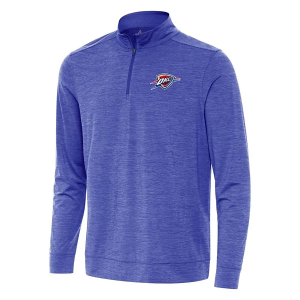 Oklahoma City Thunder Antigua Bright 1/4 Zip 3XLarge Dark Royal Heather