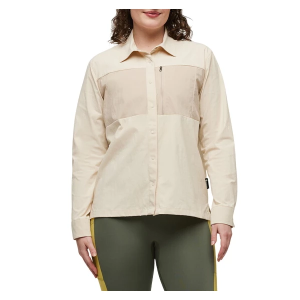Women's Cotopaxi Sumaco Long Sleeve Button Up Shirt Large Cream Oatmeal