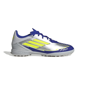 Adult adidas F50 League Messi Soccer Shoes sneakers-athletic-shoes M7/W8.5 Regular Silver/Yellow