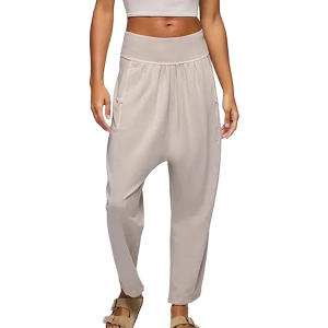 Women's prAna Mindful Movement Harem Pants Large Almond