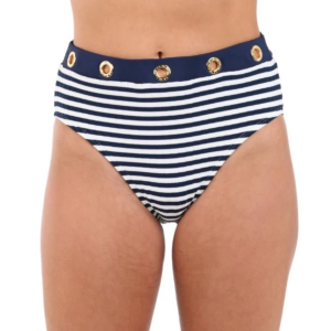 Women's La Blanca High Waist Swim Bottoms Contemporary 6 Set Sail