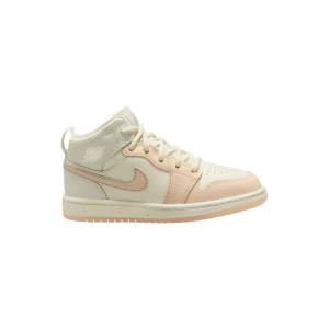 Kids' Jordan Mid SE Sneakers sneakers-athletic-shoes Little 12Y Regular Sail/Guava Ice/Sea Glass/Glacier Blue