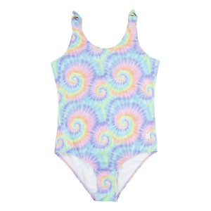 Girls' Hurley Tie Dye One Piece Swimsuit XLarge Multi