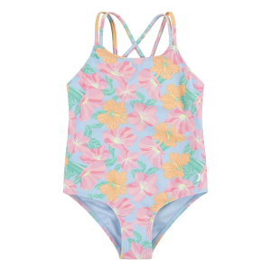 Girls' Hurley Strappy One Piece Swimsuit Toddler 3T Multi Floral