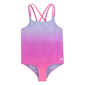 Girls' Hurley Strappy One Piece Swimsuit Toddler 2T Pink