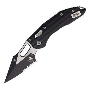Microtech 169RL-2FLGT Stitch Two Tone Partially Serrated G10 Folding