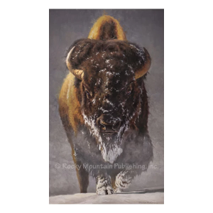 Rocky Mountain Publishing Old Man Winter Bison Canvas