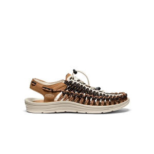 Men's KEEN Uneek Monochrome Sandals 10 Black/Chipmunk