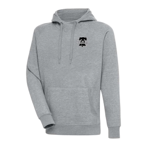 Philadelphia Phillies Antigua Chenille Chest Logo Victory Pullover Hoodie 5XLarge Grey Heather