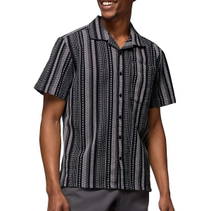 Men's prAna Mantra Heritage Button Up Shirt Large Black