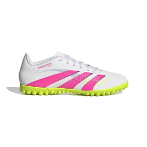 Adult adidas Predator Club Soccer Shoes sneakers-athletic-shoes M9/W10.5 Regular White/Pink