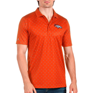 Denver Broncos Antigua Spark Polo 3XLarge Mango Multi