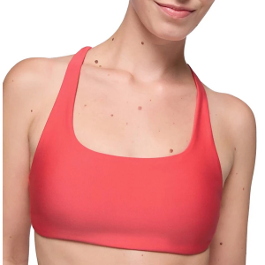 Women's prAna Sculpt Deep Breath Sports Bra Small Rose Fire
