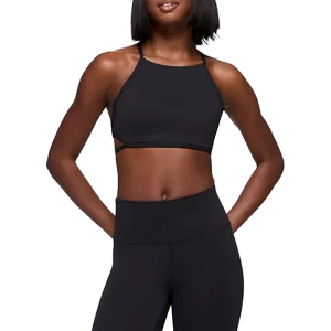 Women's prAna Luxara High Neck Sports Bra XSmall Black