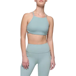 Women's prAna Luxara High Neck Sports Bra XLarge Saltwater