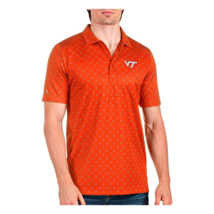 Virginia Tech Hokies Antigua Spark Polo Large Mango