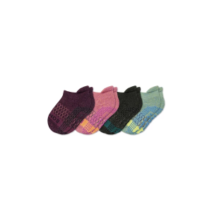 Bombas Gripper Ankle Socks Toddler T Peach Plum 4 Packs