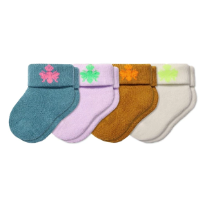 Bombas Multi Ankle Socks Baby One Size Marine 4 Packs