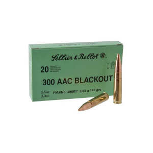 MagTech Ammunition S+B Ammo 300 Blackout 147gr 20Rds/Box 50Box/Case Rifle Ammunition