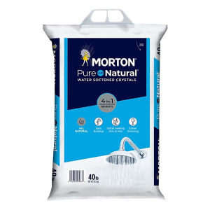 Morton Pure And Natural Water Softener Salt Crystal 40 lb
