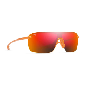 Men's Maui Jim Palulu Polarized Sunglasses Metal Matte Orange/Hawaii Lava Polarized